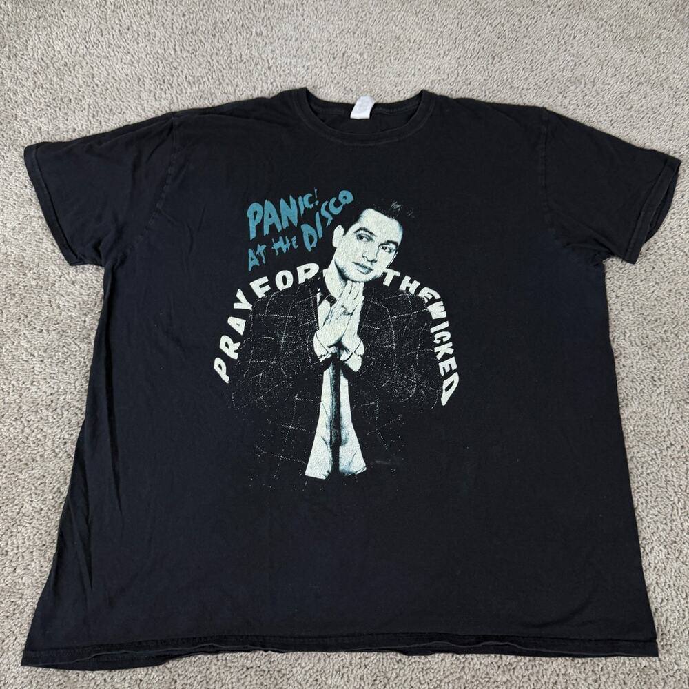 Panic At The Disco Shirt Mens 2XL Pray For The Wick 2018 Tour Shirt Concert